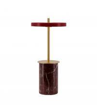Lampa bezprzewodowa Asteria Move Mini red marble UMAGE - czerwony marmur