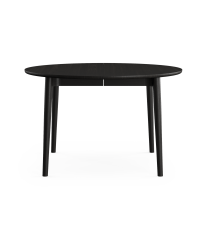Stół jadalniany Expand daning table Northern - okrągły, dąb malowany na czarno