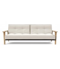 Sofa rozkładana Splitback Frej Innovation Living - tkanina 531 Bouclé Off White