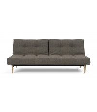 Sofa rozkładana Splitback Styletto Innovation Living - tkanina 216 Flashtex Dark Grey