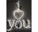 Lampa Neon art Seletti - kompilacja "i ♥ you"