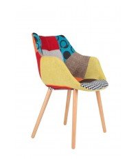 Krzesło tapicerowane Eleven / Twelve Patchwork Zuiver 