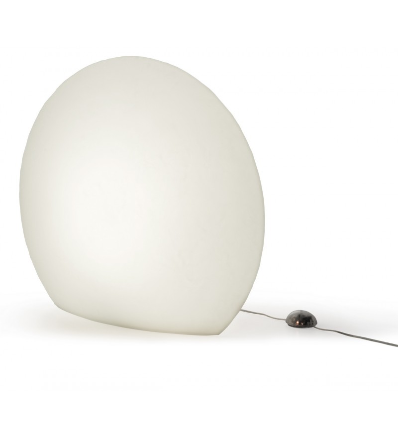 Lampa stojąca EGGO Authentics - Ø 78 cm, biała
