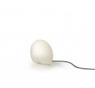 Nowoczesna lampa ogrodowa EGGO Authentics - Ø 30 cm, biała