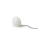 ŒNowoczesna lampa ogrodowa EGGO Authentics - Ø 30 cm, biała