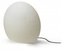 Nowoczesna lampa ogrodowa EGGO Authentics - Ø 78 cm, biała