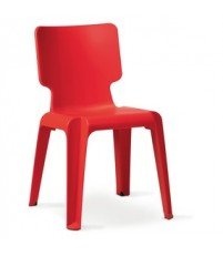 Krzesło Wait Authentics - czerwone