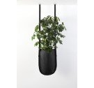 Wisząca donica Urban Garden Authentics - Ø 20 cm, czarna zieleń