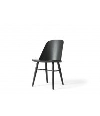 Krzesło drewniane Synnes Menu - czarny jesion