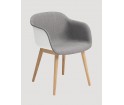 Krzesło tapicerowane Fiber Chair FRONT Muuto - różne kolory