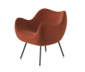 Fotel RM58 Soft VZÓR - kolekcja tkanin ULTIMA, na nóżkach