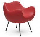 Fotel RM58 Mat VZÓR - czerwony