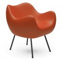Fotel RM58 Mat VZÓR - pomarańczowy
