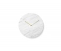 Zegar ścienny Marble Wall Menu - biały