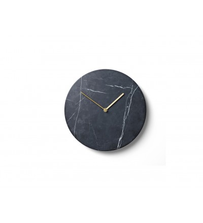 Zegar ścienny Marble Wall Audo Copenhagen (dawniej Menu) - czarny