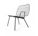 Krzesło WM String Lounge Chair Menu - czarne