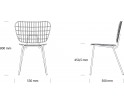 Krzesło WM String Dining Chair Menu - białe