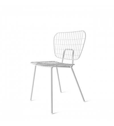 Krzesło WM String Dining Chair Audo Copenhagen (dawniej Menu) - białe