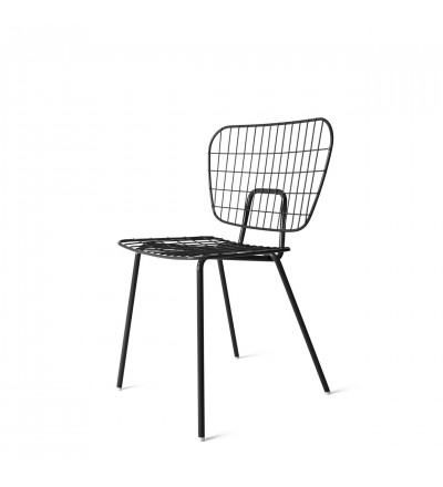 Krzesło WM String Dining Chair Audo Copenhagen (dawniej Menu) - czarne