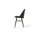 Krzesło tapicerowane Synnes Dining Chair Menu - ciemny jesion, Dakar