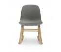 Krzesło bujane na dębowych płozach FORM ROCKING CHAIR Normann Copenhagen - różne kolory