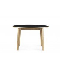Stół SLICE TABLE LINOLEUM  Ø120 cm Normann Copenhagen - dąb