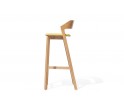 Krzesło barowe tapicerowane Merano TON - buk