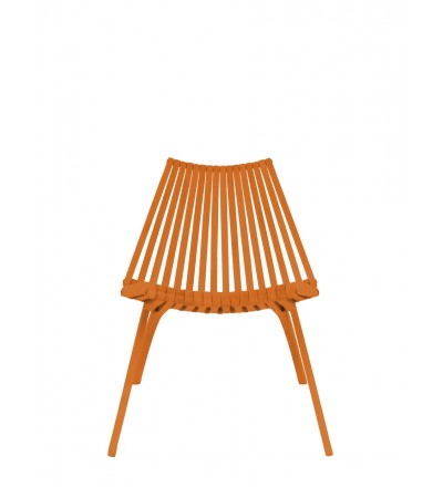 Krzesło LOTOS POLITURA - pomarańczowe