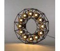 Lampa Multilamp Ring Seletti - czarna