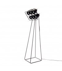 Lampa Multilamp Floor Seletti - czarna
