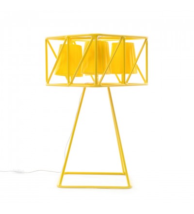 Lampa Multilamp Table Seletti - żółta