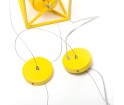 Lampa Multilamp Line Seletti - żółta
