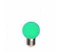 Żarówka LED do girland kulka 45mm 1W - zielona