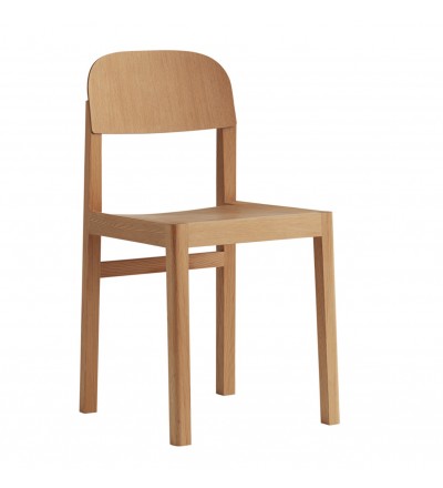 Krzesło drewniane WORKSHOP Muuto - naturalna daglezja