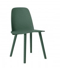 Krzesło drewniane NERD Muuto - zielone