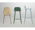 Krzesło drewniane NERD Muuto - zielone