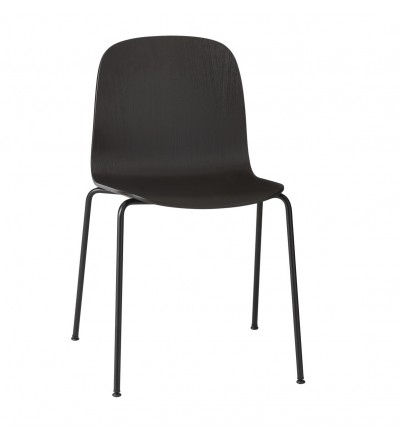 Krzesło VISU TUBE BASE CHAIR Muuto - czarne