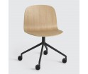 Krzesło obrotowe na kółkach VISU Wide Chair Muuto - różne kolory