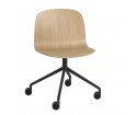Krzesło obrotowe na kółkach VISU Wide Chair Muuto - różne kolory