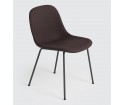 Krzesło tapicerowane Fiber Side Chair Tube Base Muuto - różne kolory