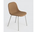Krzesło tapicerowane Fiber Side Chair Tube Base Muuto - różne kolory