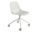 Krzesło obrotowe na kółkach Fiber Side Chair Swivel w. castors Muuto - różne kolory