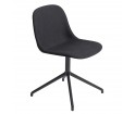 Krzesło tapicerowane na podstawie krzyżakowej Fiber Side Chair Swivel Base w. o. return Muuto - różne kolory