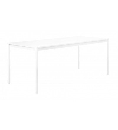 Stół BASE TABLE 250 x 90 cm MUUTO - biały laminat/ABS, różne kolory nóg