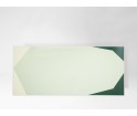 Stół PARROT Petite Friture - duży, wzór w odcieniach zieleni