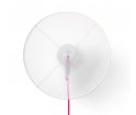 Kinkiet GRILLO CABLE Petite Friture - biało-różowy, wersja duża