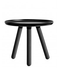 Stolik TABLO Normann Copenhagen - okrągły czarny i biały