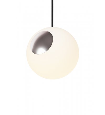 Lampa Bright Spot Chrome Nordic Tales  - aluminium + przewód czarny