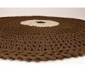Dywanik okrągły pleciony ze sznurka Motarnia - średnica 80 cm
