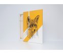Obraz FOX ONWALL - COLOR GOLD, 120x160cm
